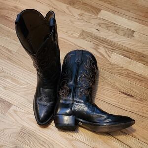 Tony Lama Dark Brown Western Cowboy Boots Size 11D